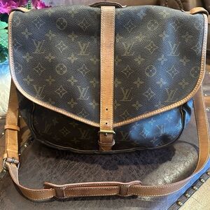 Louis Vuitton Dark Brown Monogram Messenger Bag